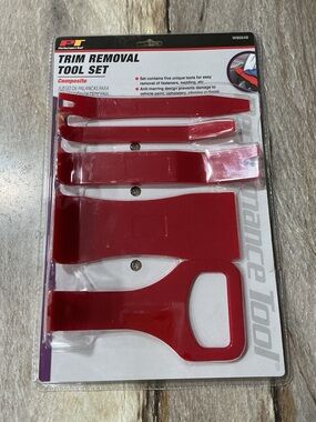 Performance Tool 5 Pc Composite Trim Removal Tool Set Nylon Unused Open Pack